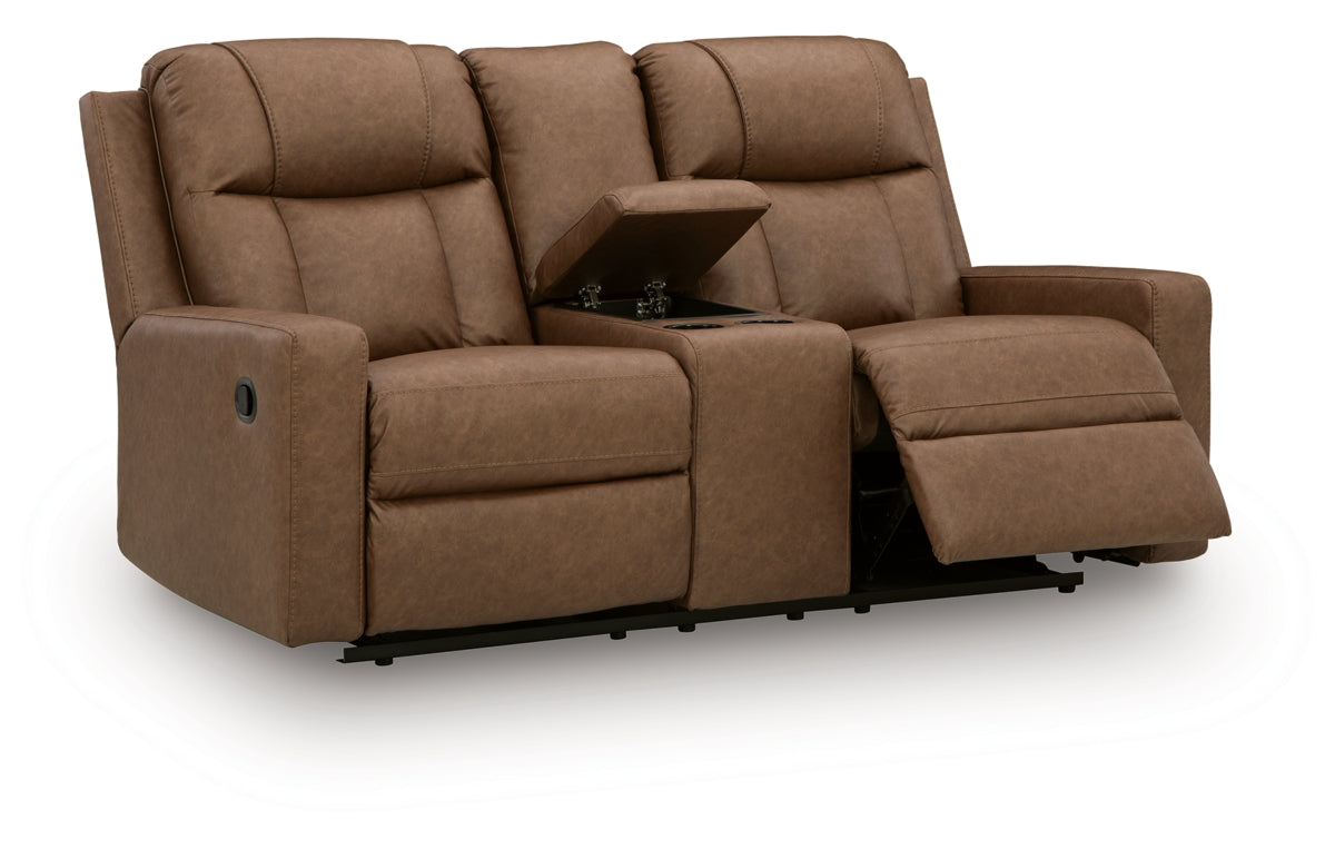 Mackmenville Reclining Loveseat with Console