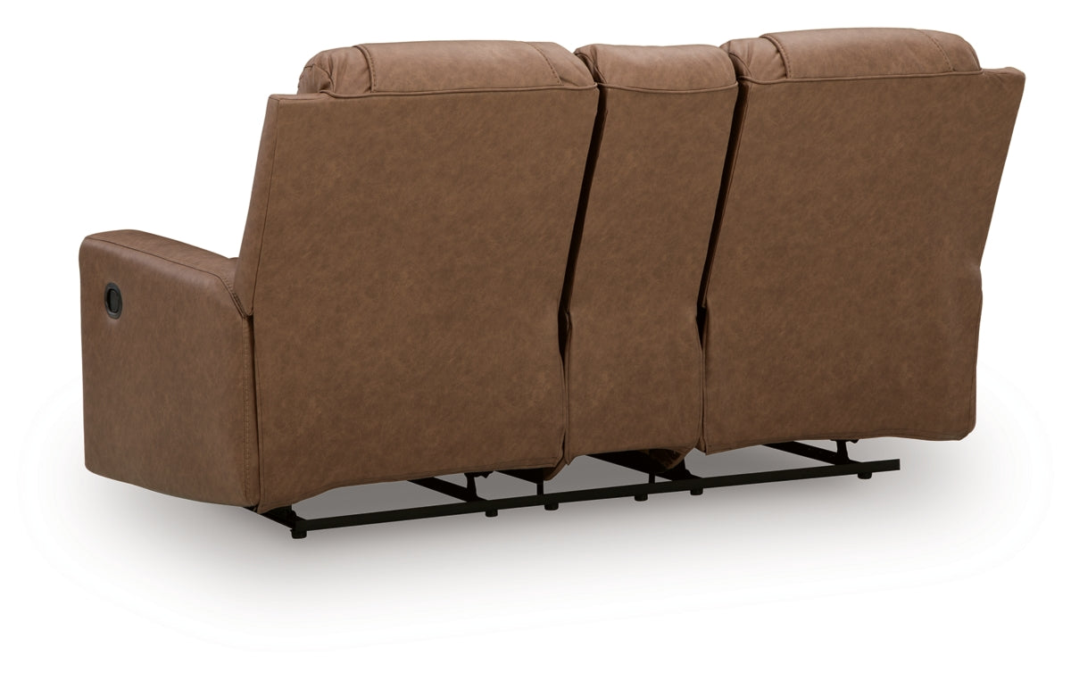 Mackmenville Reclining Loveseat with Console