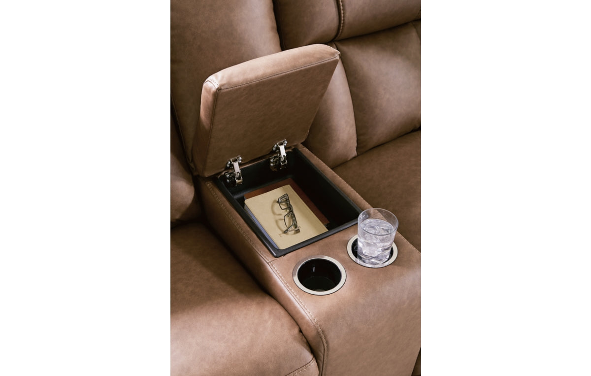 Mackmenville Reclining Loveseat with Console