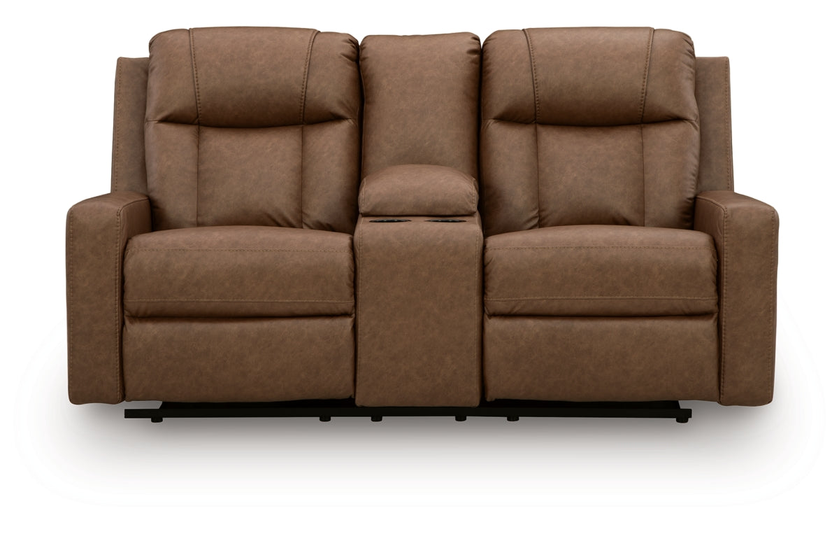 Mackmenville Reclining Loveseat with Console