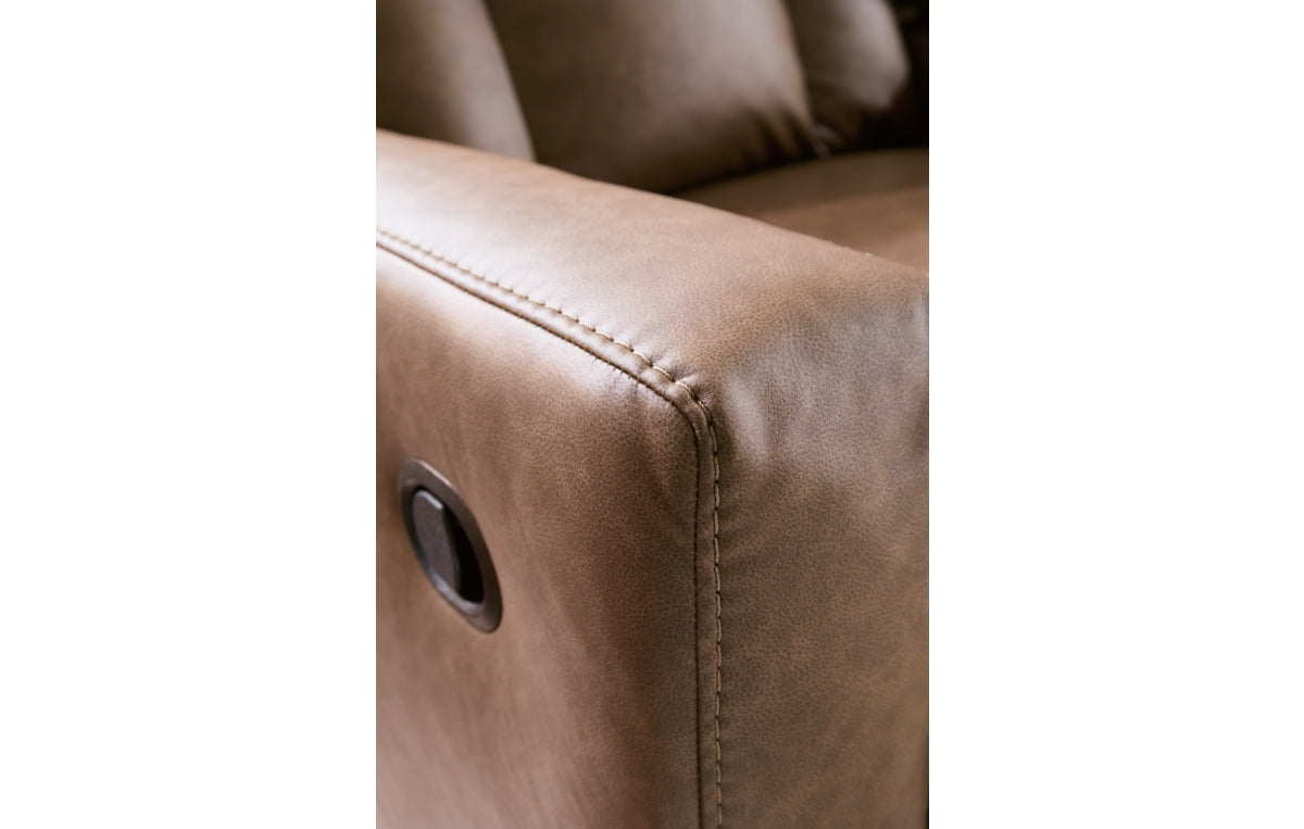 Mackmenville Reclining Loveseat with Console