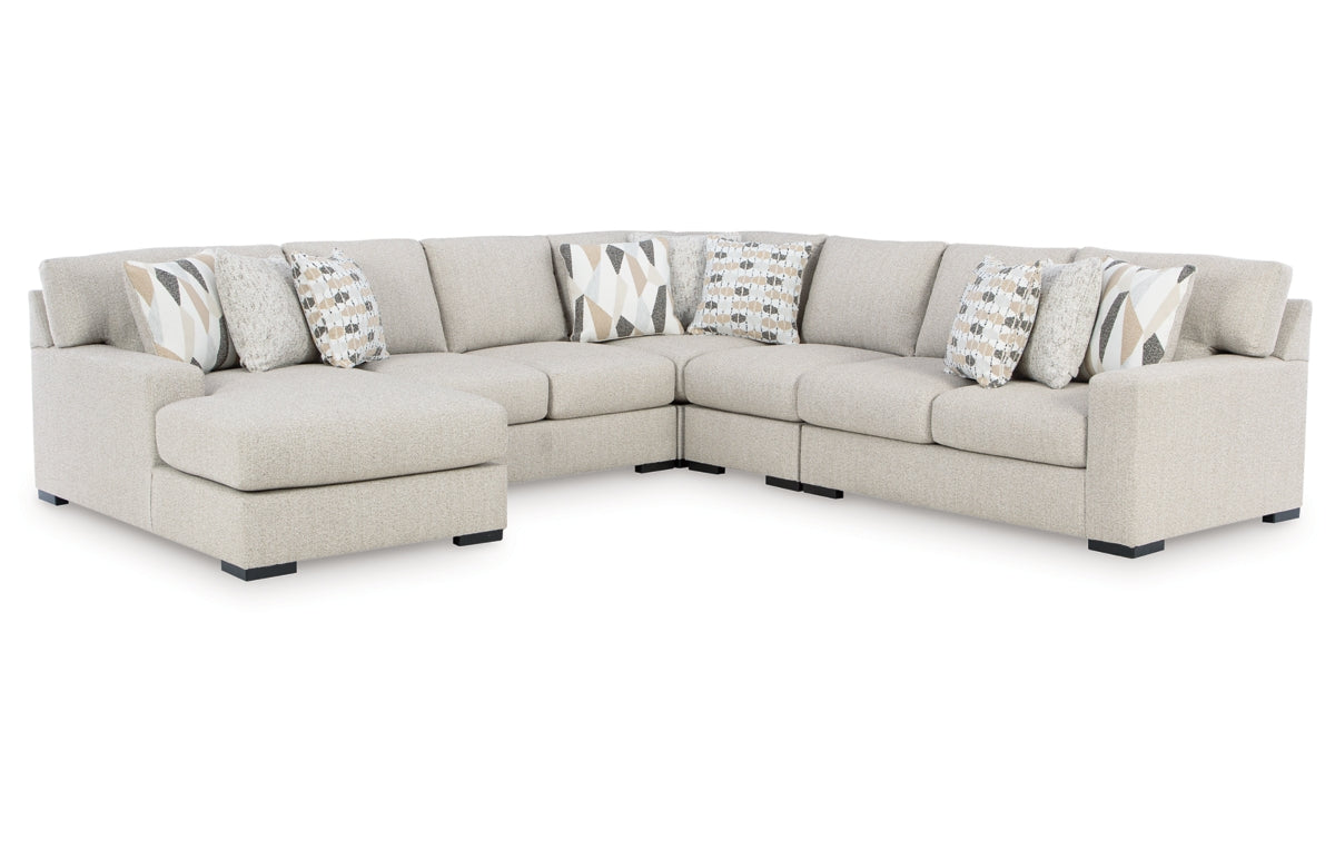 Laurelgrove 5-Piece Sectional with Chaise