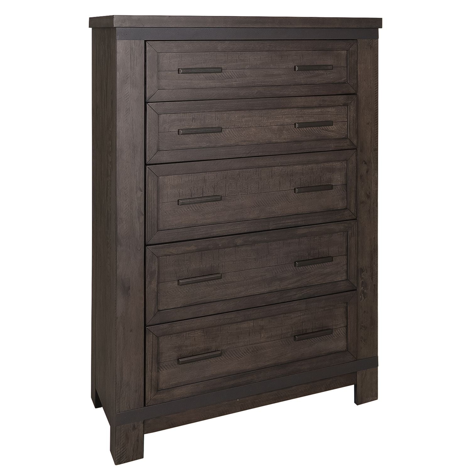 Thornwood Hills King Two Sided Storage Bed, Dresser & Mirror, Chest, Nightstand