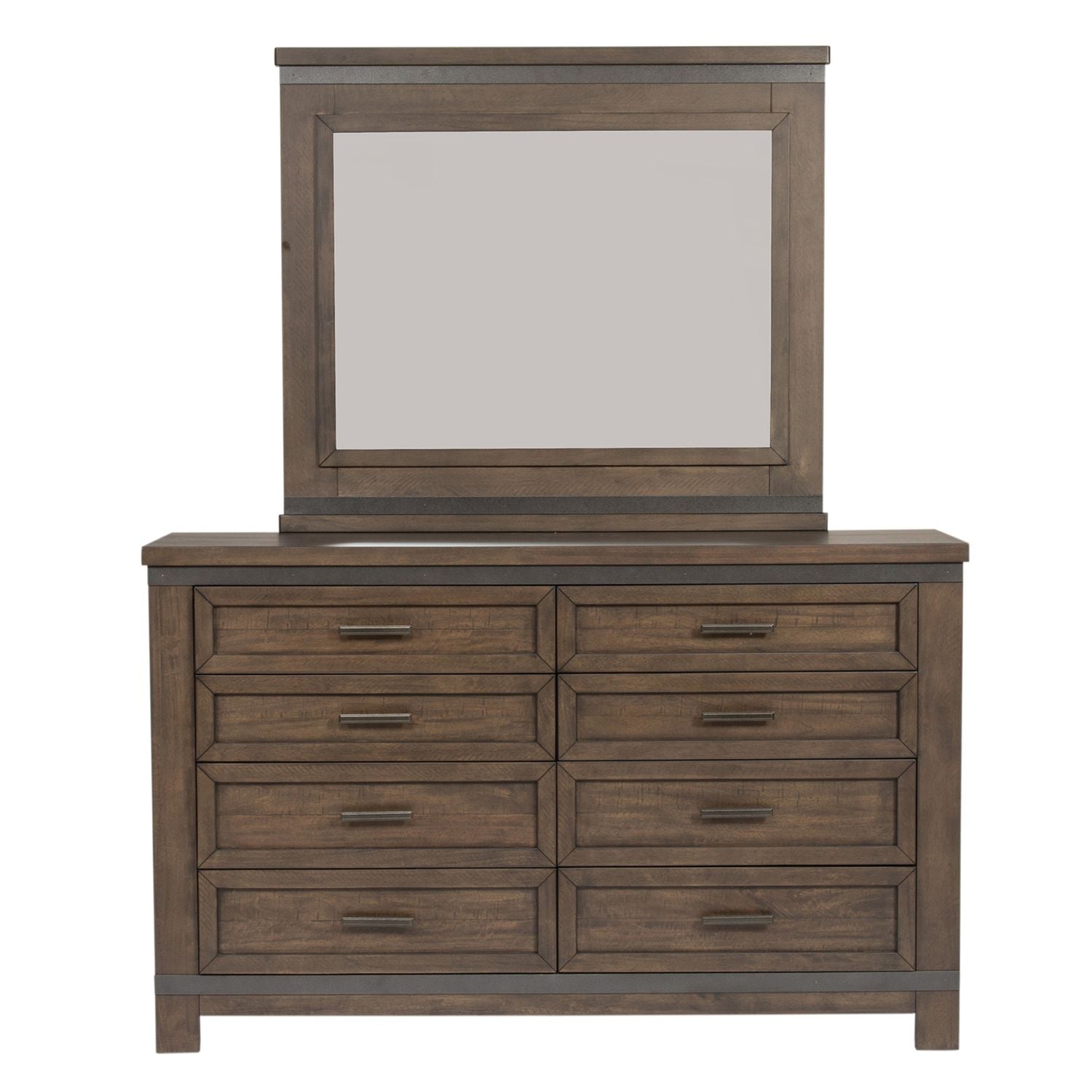 Thornwood Hills King Bookcase Bed, Dresser & Mirror, Chest, Nightstand