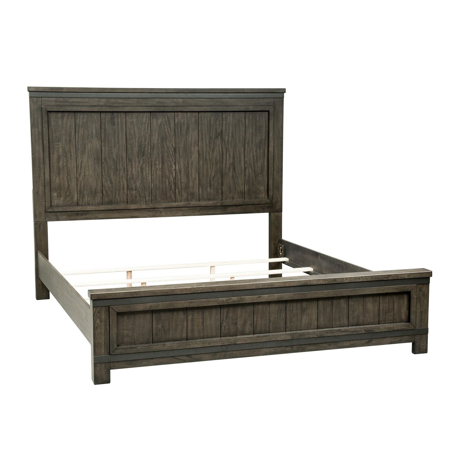 Thornwood Hills King Panel Bed, Dresser & Mirror, Chest, Nightstand