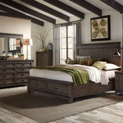 Thornwood Hills King Storage Bed, Dresser & Mirror, Chest