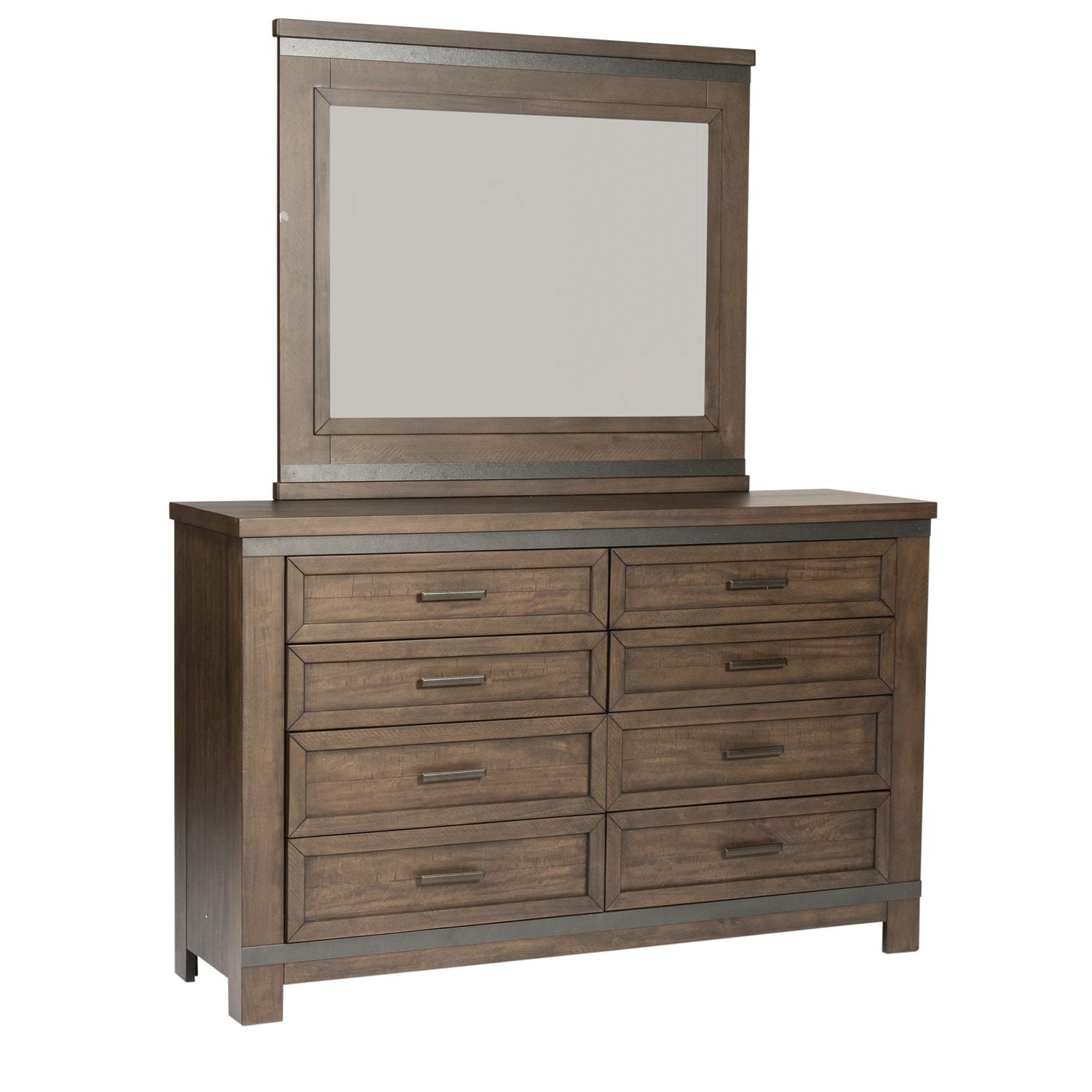 Thornwood Hills Queen Panel Bed, Dresser & Mirror, Chest, Nightstand