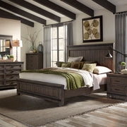 Thornwood Hills Queen Panel Bed, Dresser & Mirror, Chest, Nightstand