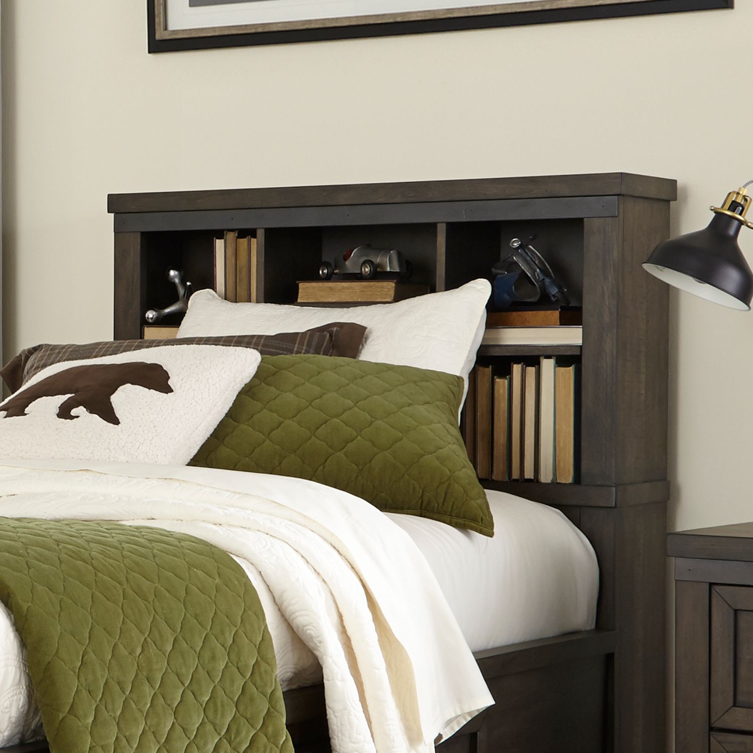 Thornwood Hills Twin Bookcase Headboard