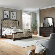 Providence Park Queen Shelter Bed, Dresser & Mirror