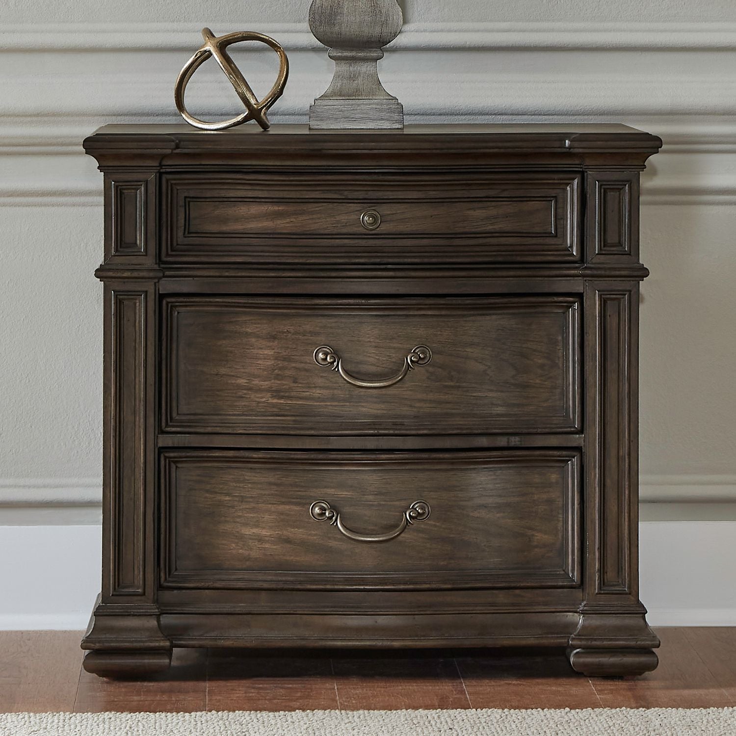 Provence Park Bedside Chest with Charging Station
