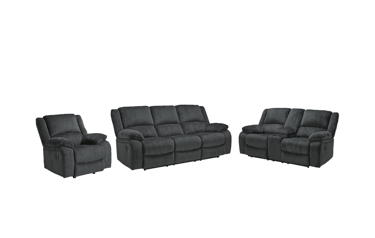 Draycoll Sofa, Loveseat and Recliner