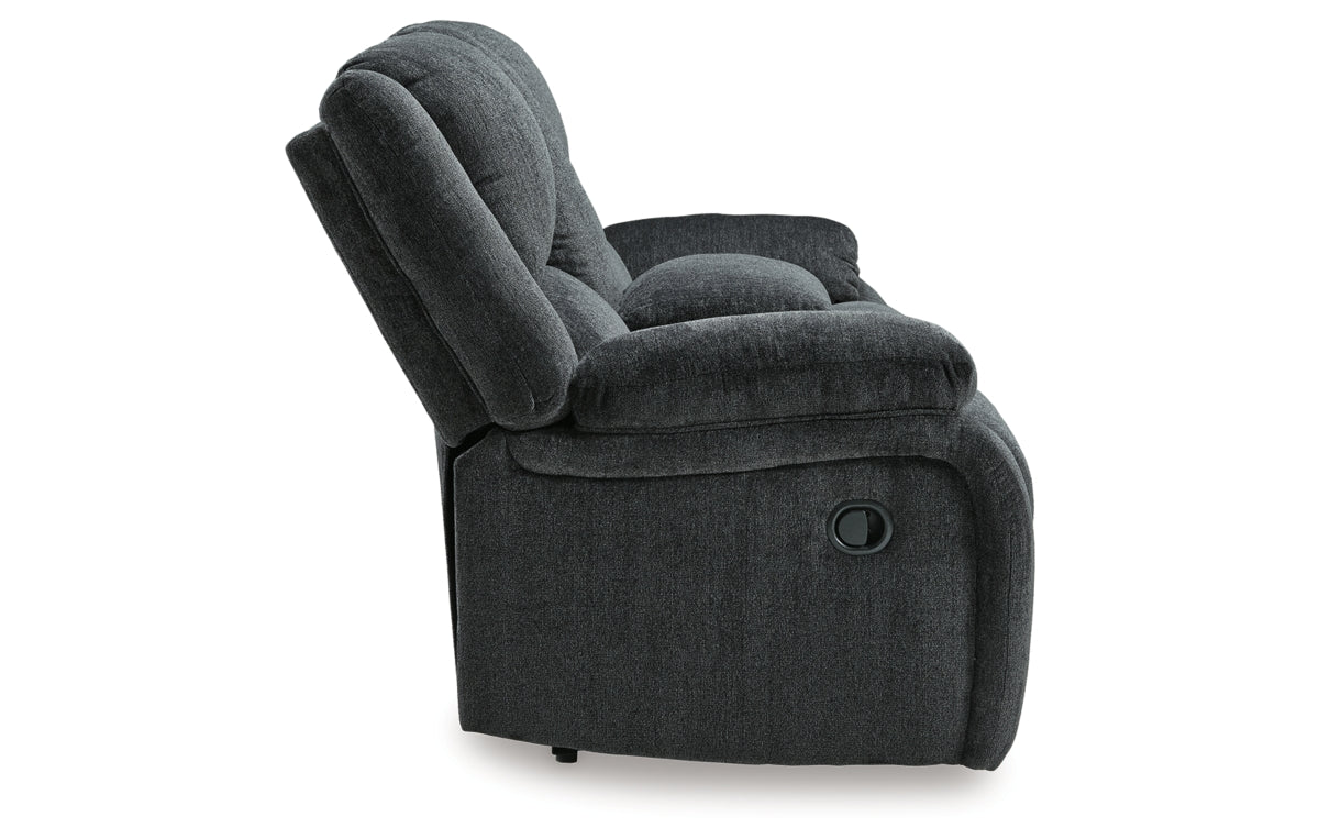 Draycoll Reclining Loveseat with Console