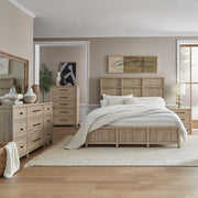 Proximity Place King California Panel Bed, Dresser & Mirror, Chest, Nightstand