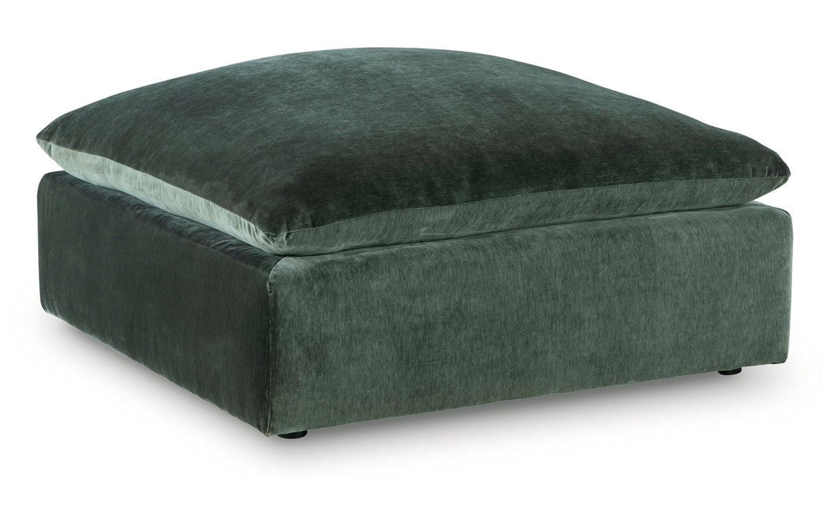 Carriage View Oversized Accent Ottoman