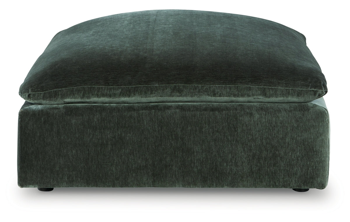 Carriage View Oversized Accent Ottoman