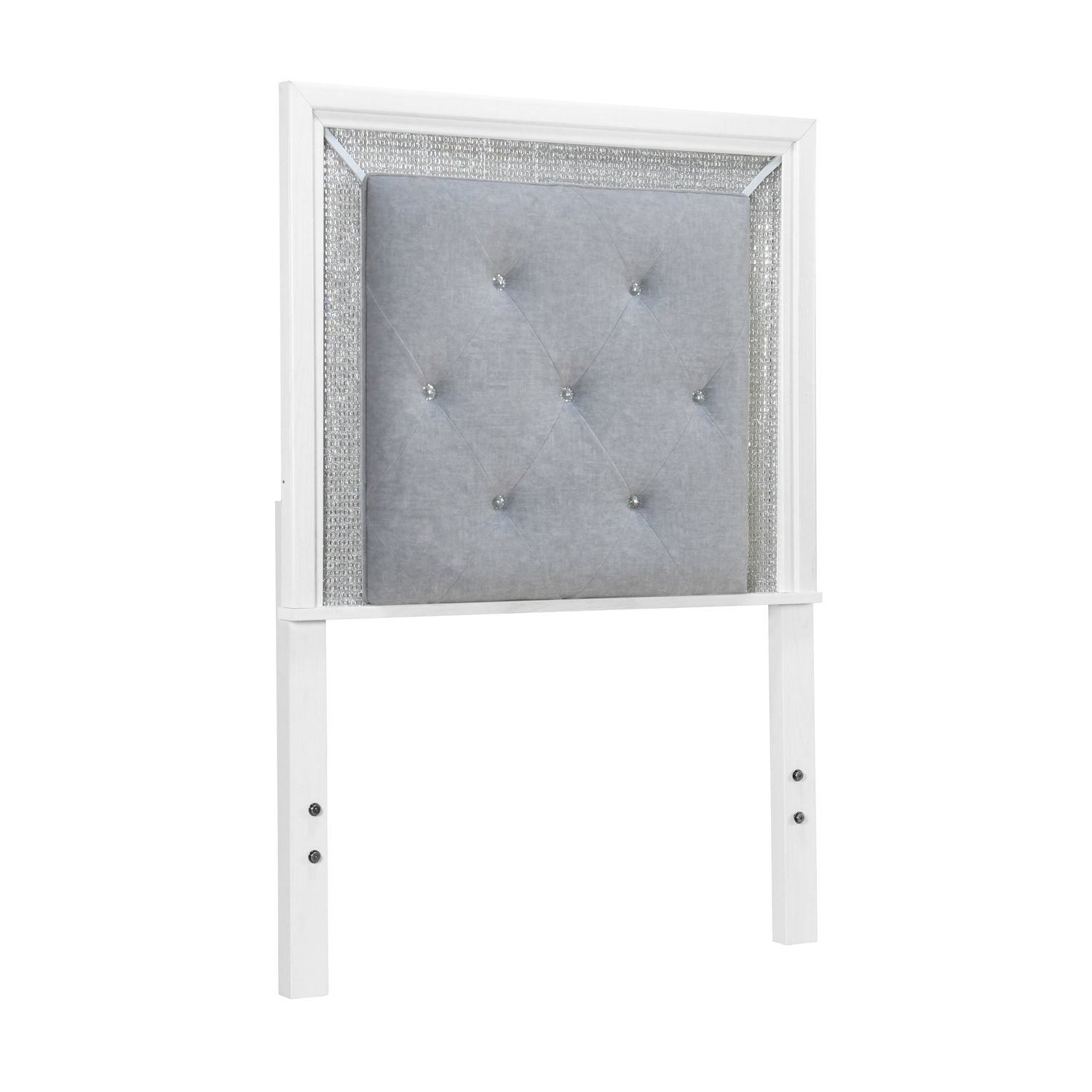 Reflections Twin Upholstery Panel Headboard with Lights