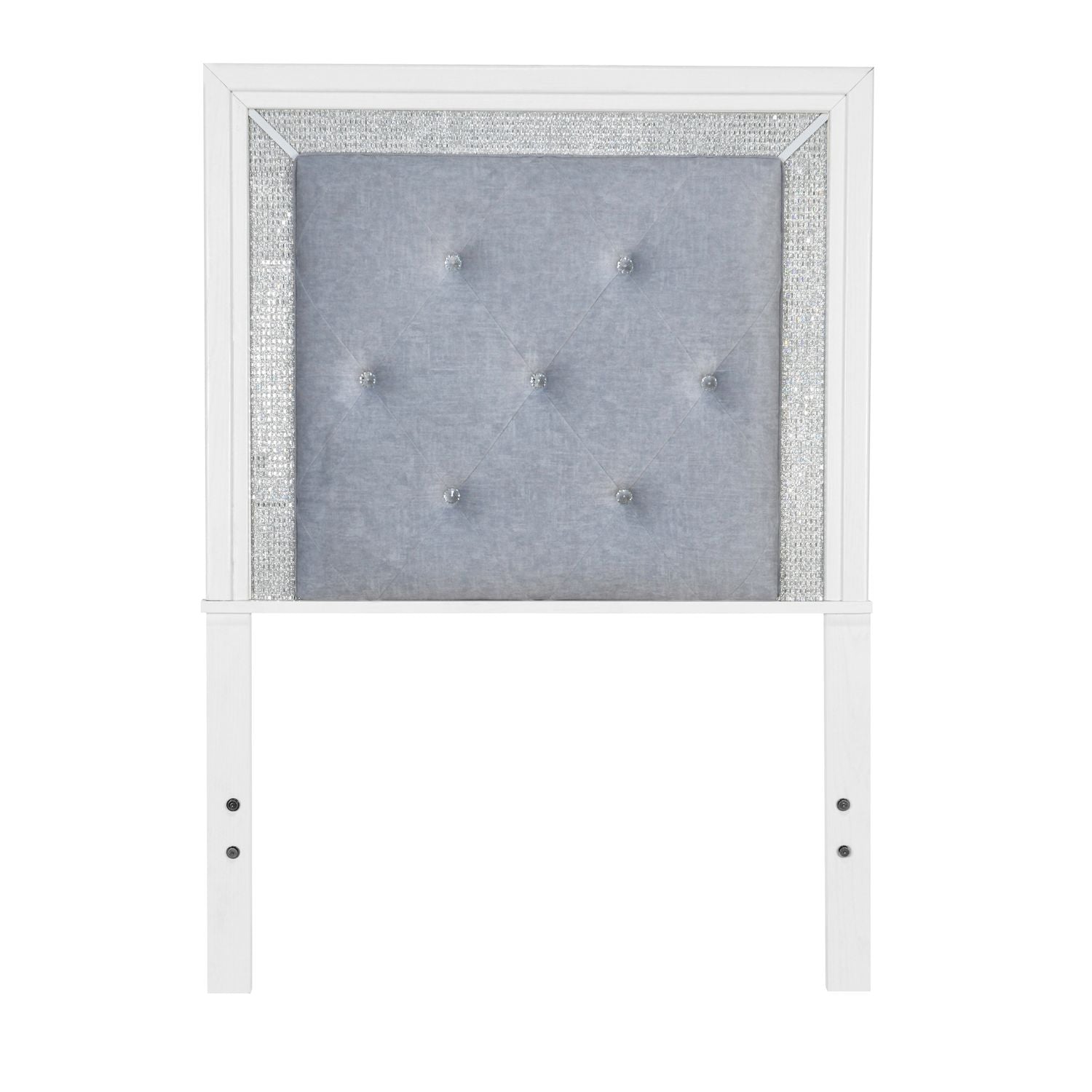 Reflections Twin Upholstery Panel Headboard with Lights