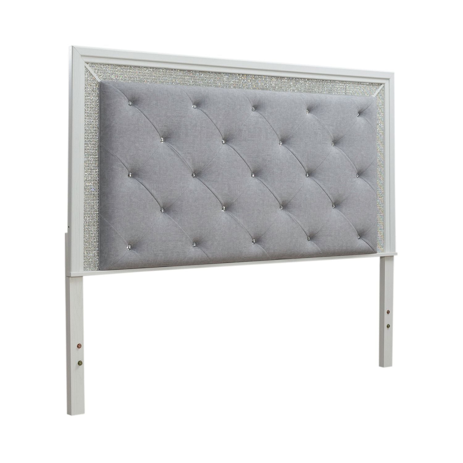 Reflections King Upholstery Panel Headboard with Lights