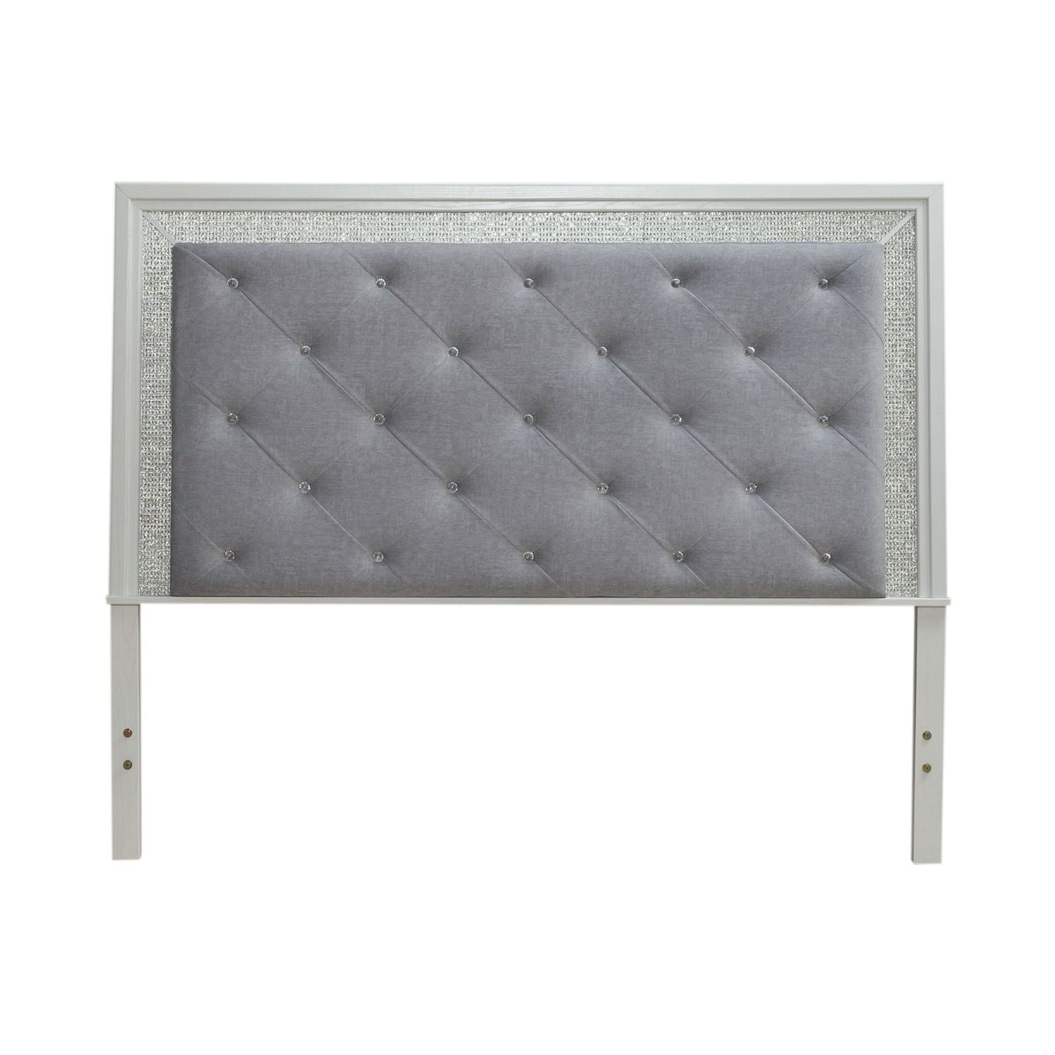 Reflections King Upholstery Panel Headboard with Lights