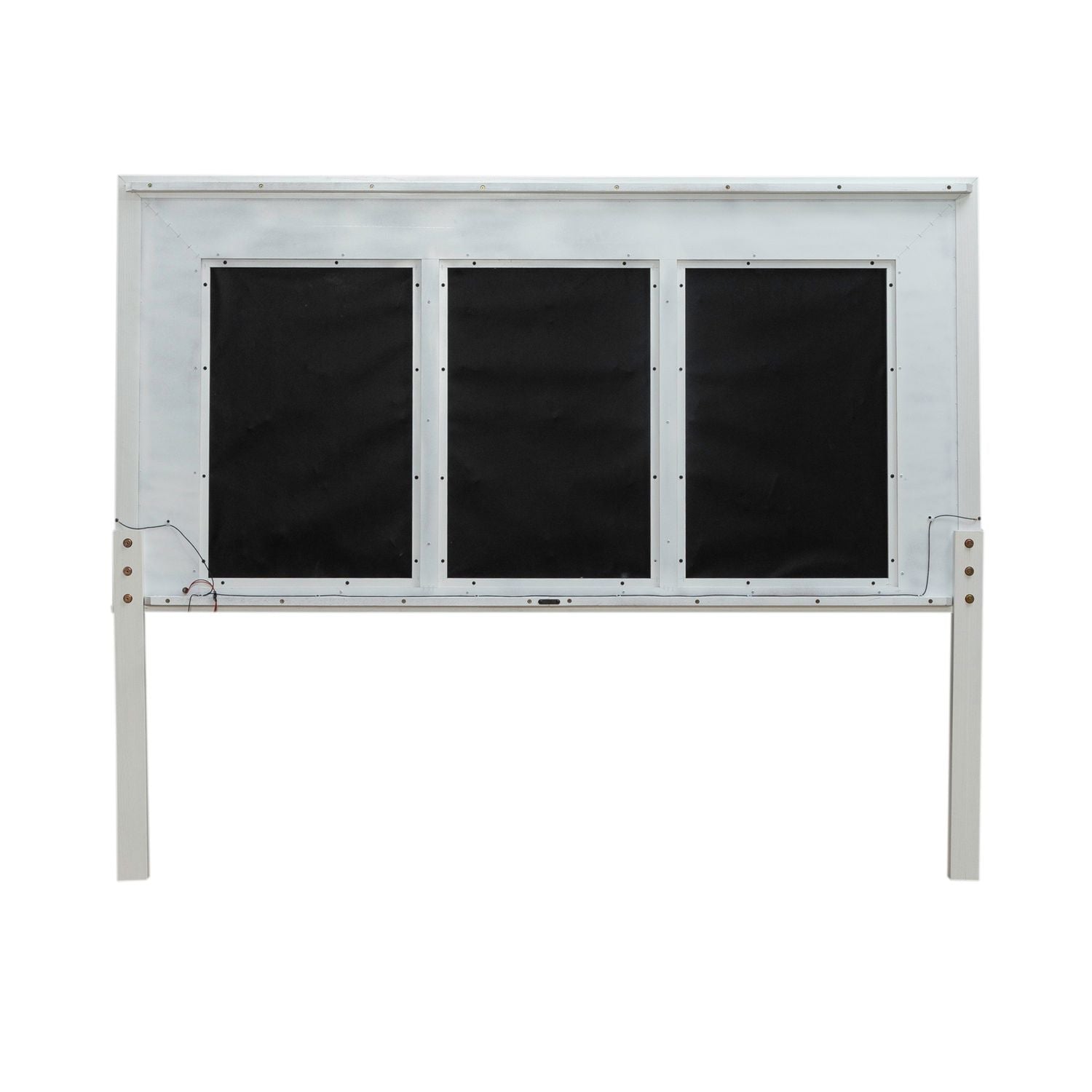 Reflections King Upholstery Panel Headboard with Lights