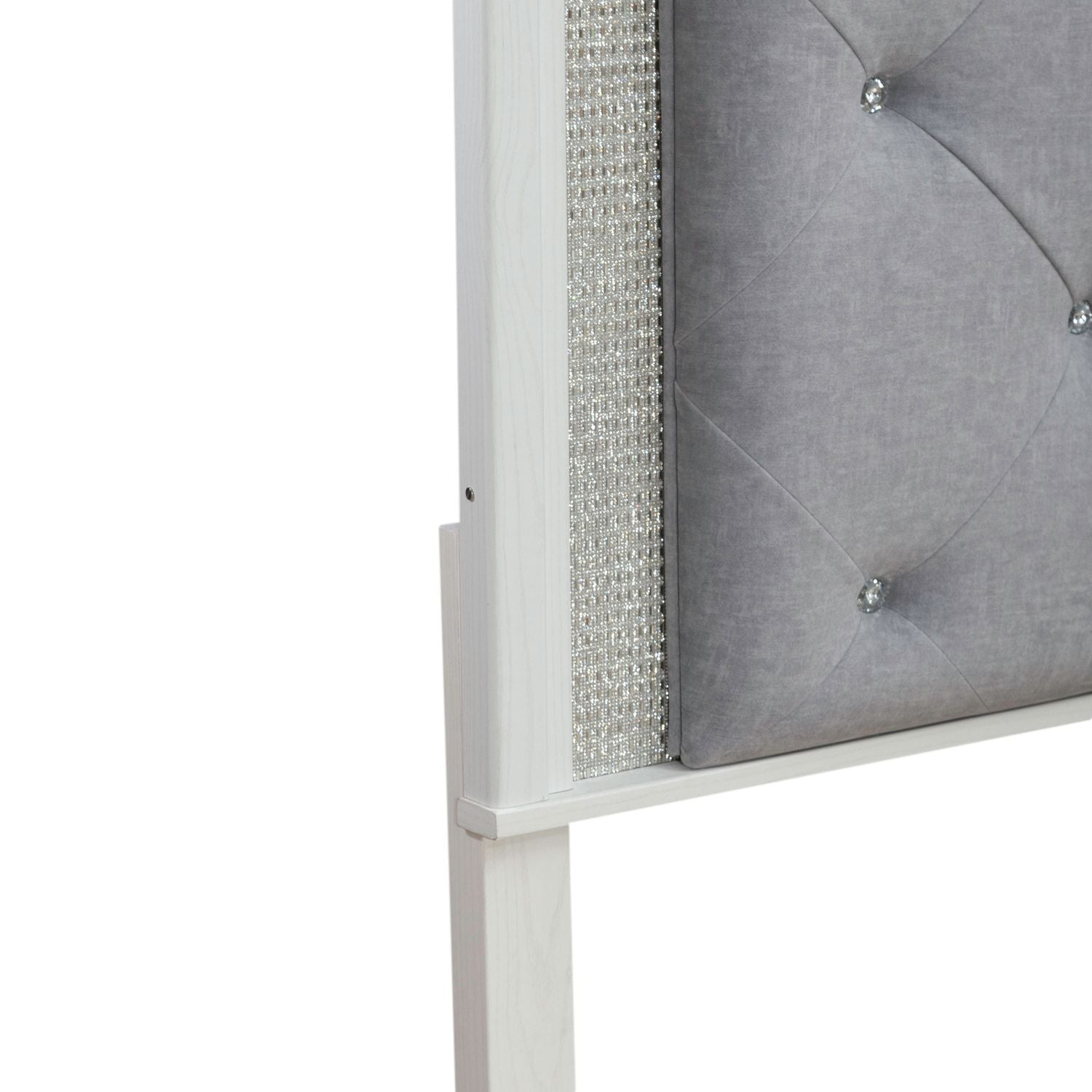 Reflections King Upholstery Panel Headboard with Lights