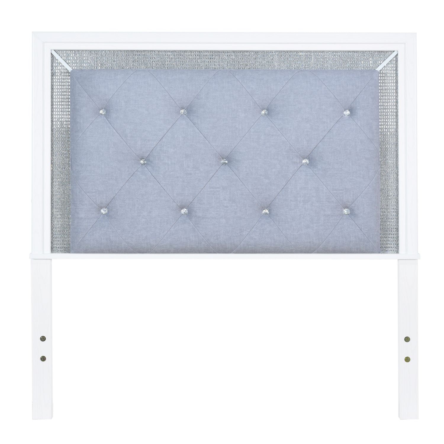 Reflections Full Upholstery Panel Headboard with Lights