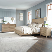 Brentwood King Panel Bed, Dresser & Mirror, Nightstand