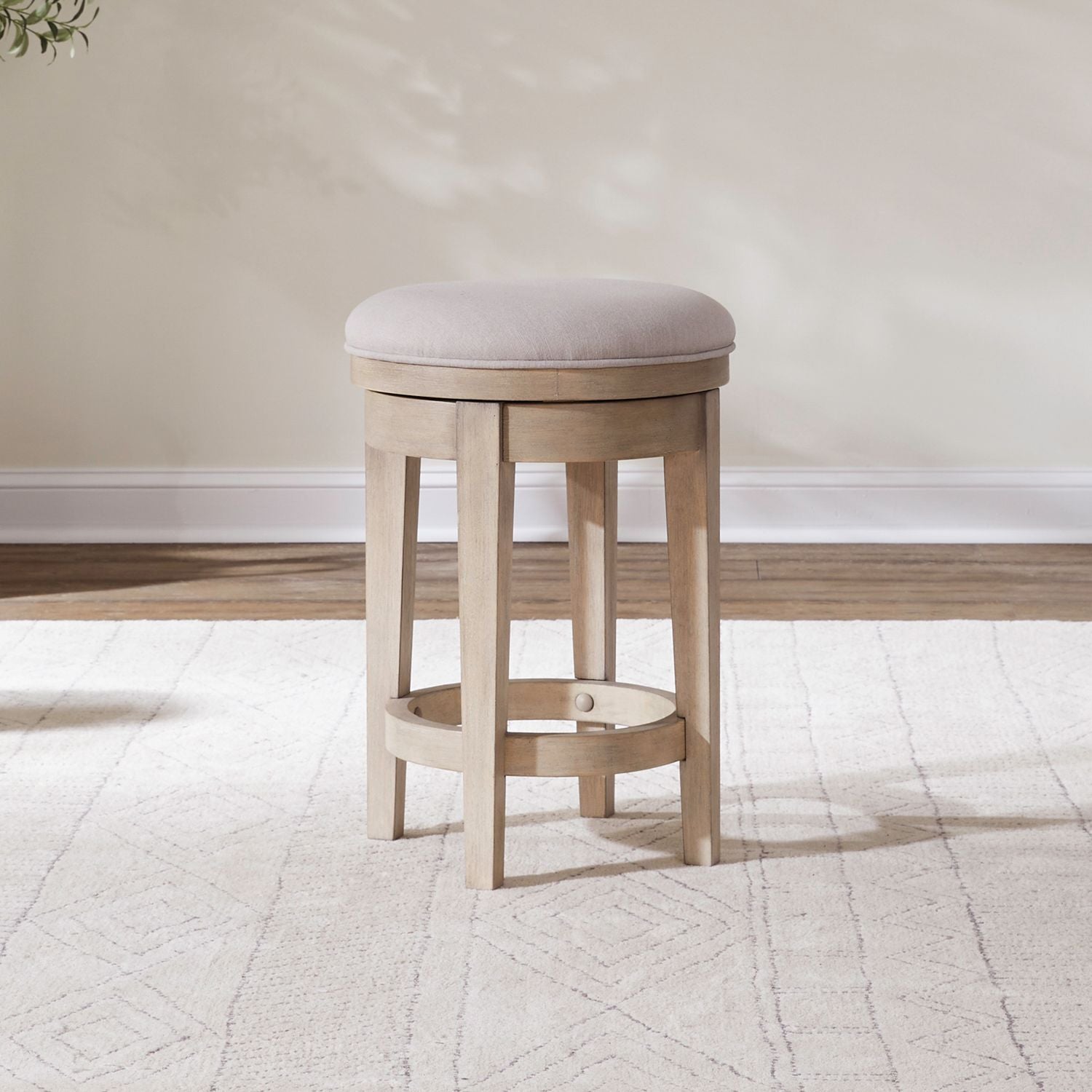 Brentwood Upholstery Swivel Console Stool
