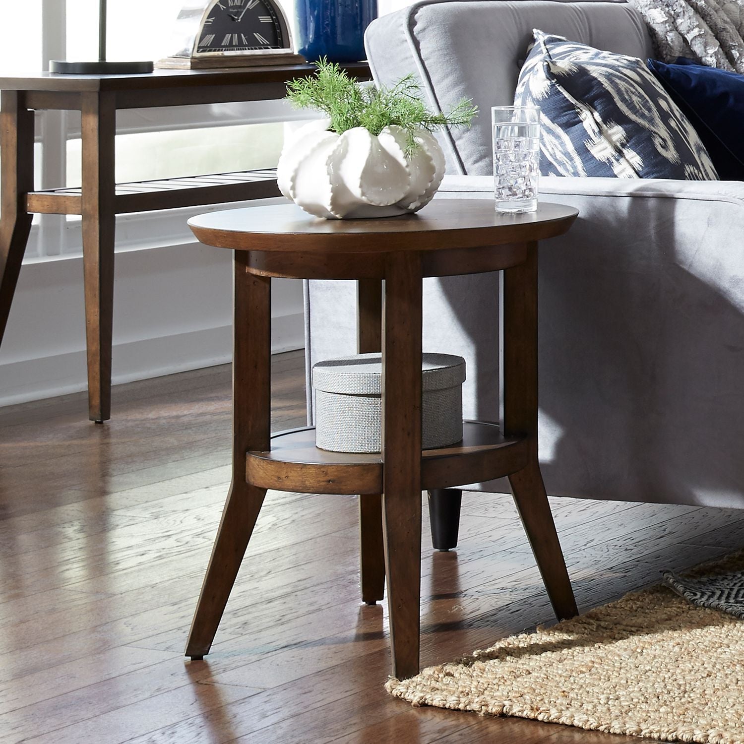 Ventura Blvd Round End Table