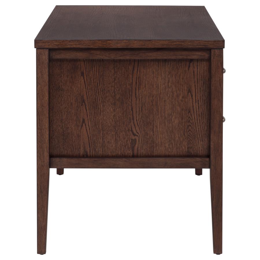 Graham 54-inch 4-drawer Double Pedestal Lift Top Computer Desk Chocolate
