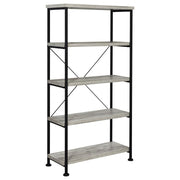 Analiese 63-inch 4-shelf Bookshelf Grey Driftwood