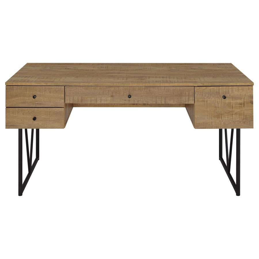 Analiese 63-inch 4-drawer Writing Desk Mango