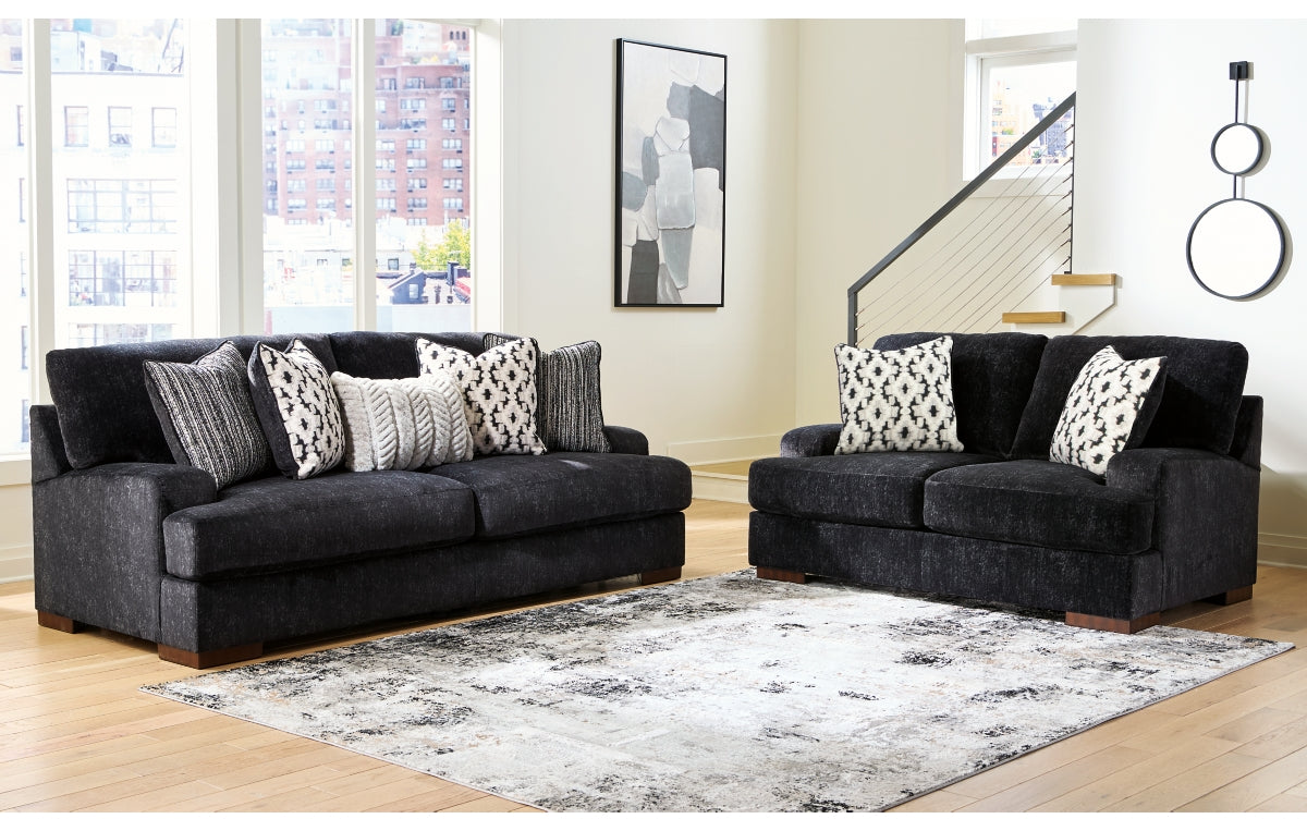 Whitmore Manor Sofa and Loveseat