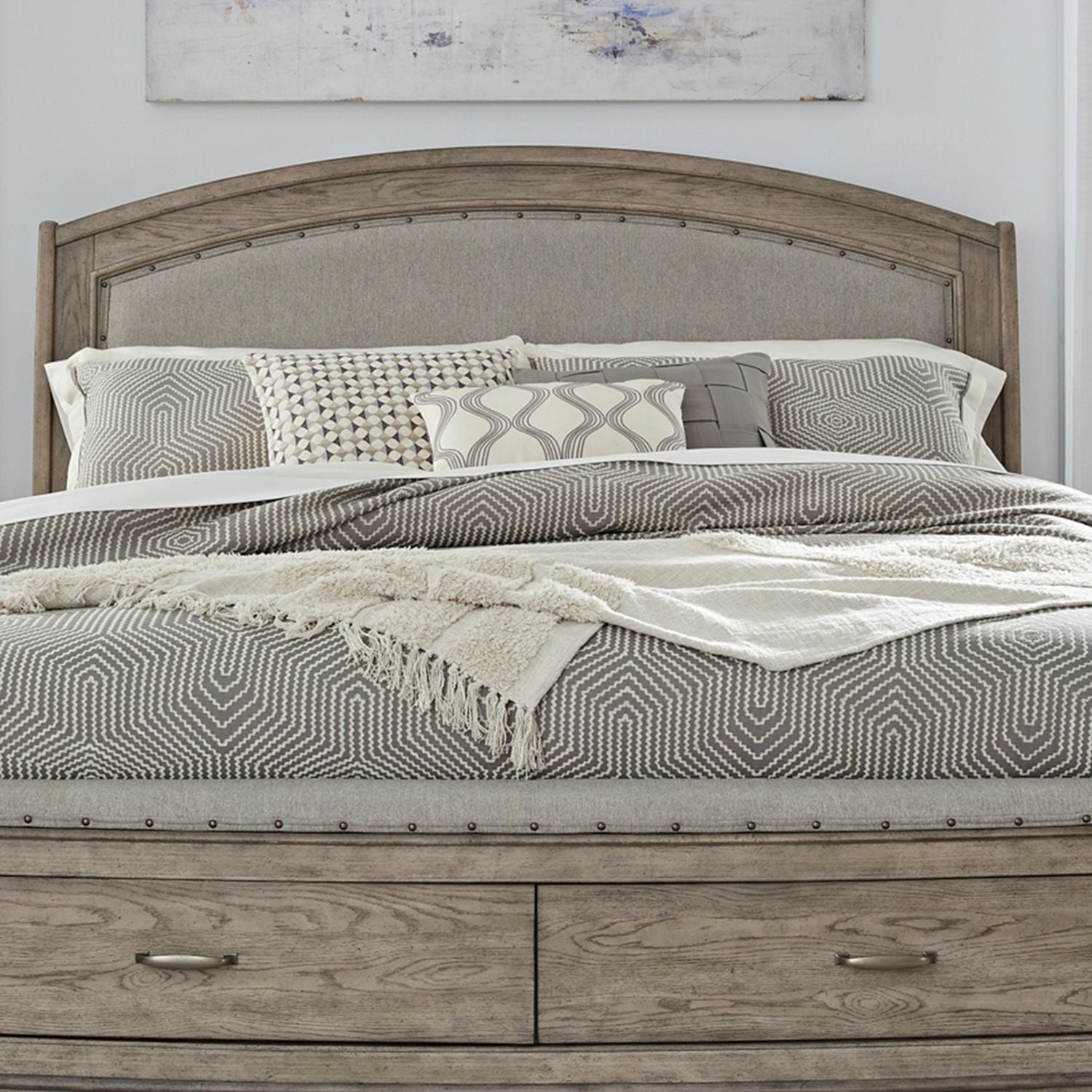 Avalon Cal King Upholstered Headboard