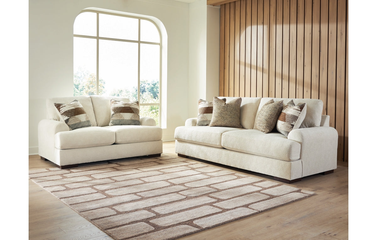 Jayne Park Sofa and Loveseat