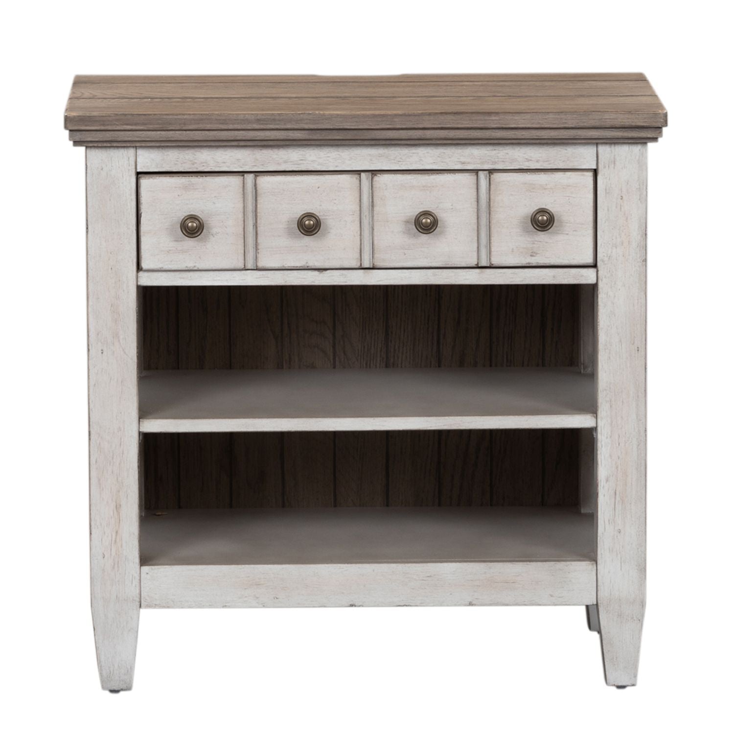 Heartland King Opt California Panel Bed, Dresser & Mirror, Chest, Nightstand