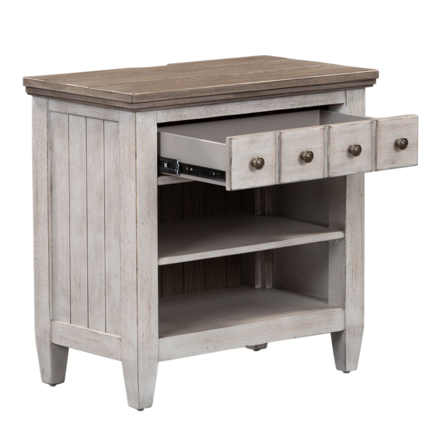 Heartland 1 Drawer Nightstand with Charging Station