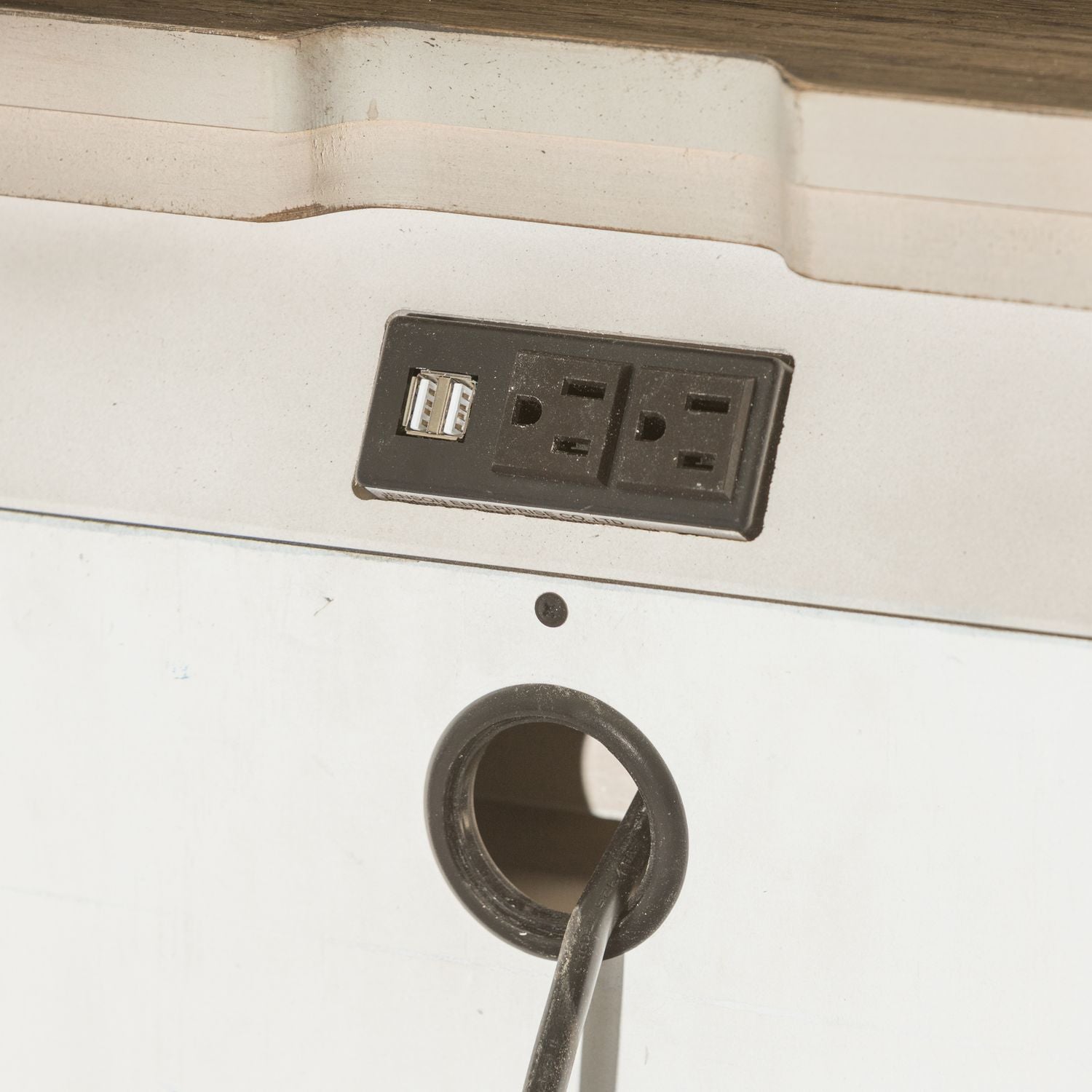 Heartland 1 Drawer Nightstand with Charging Station