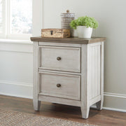 Heartland 2 Drawer Nightstand with Charging Station