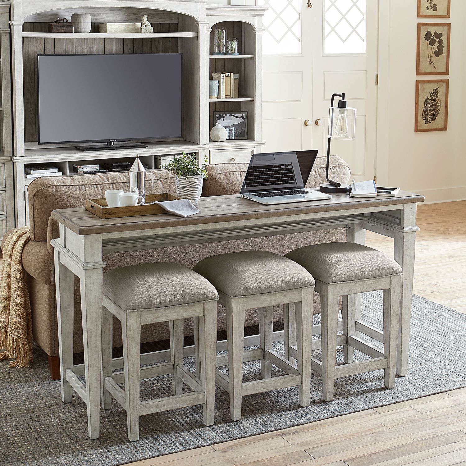 Heartland Upholstery Console Stool
