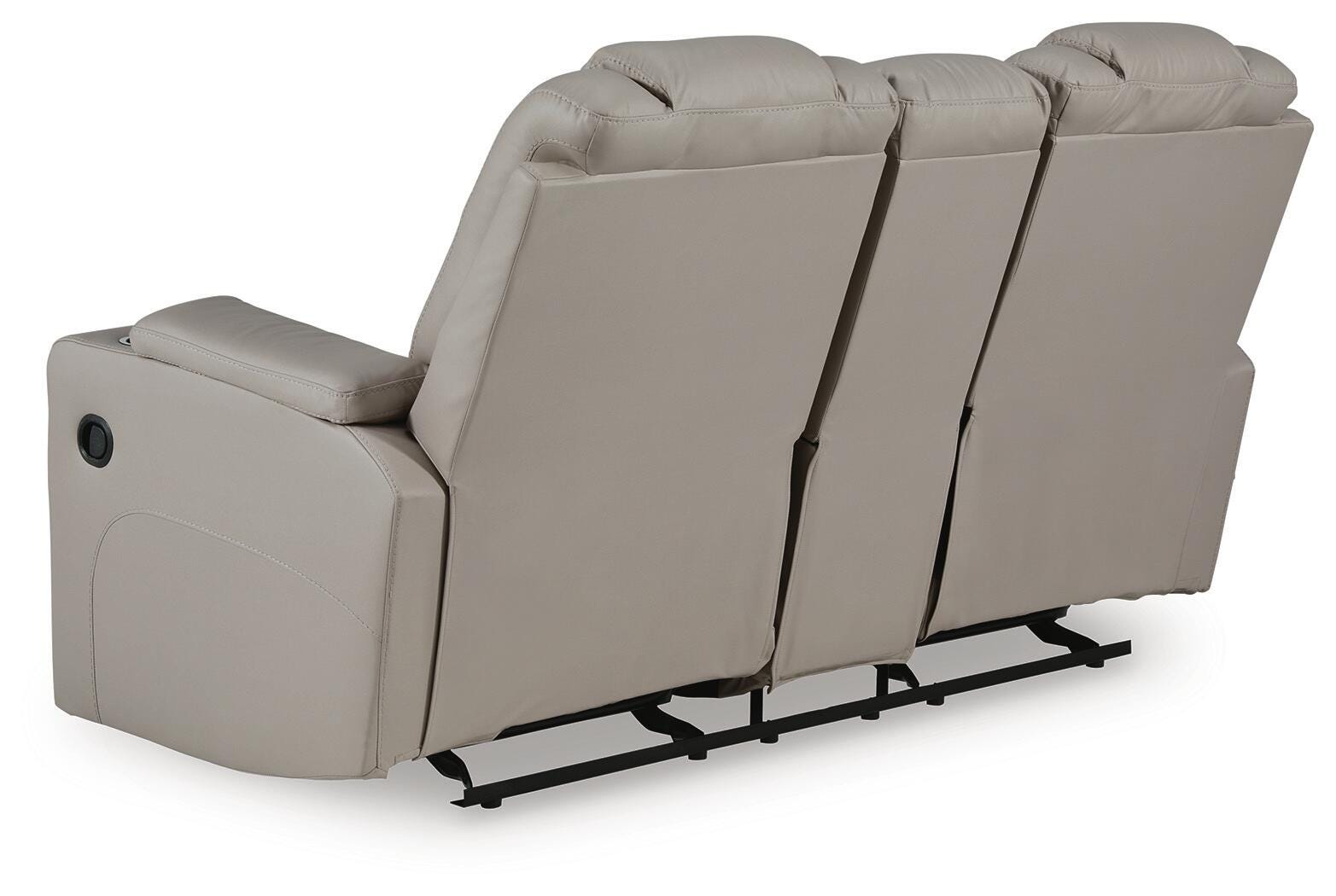Elevate Edges Glider Reclining Loveseat with Console