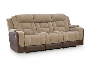 Mixed Motion Power Reclining Sofa