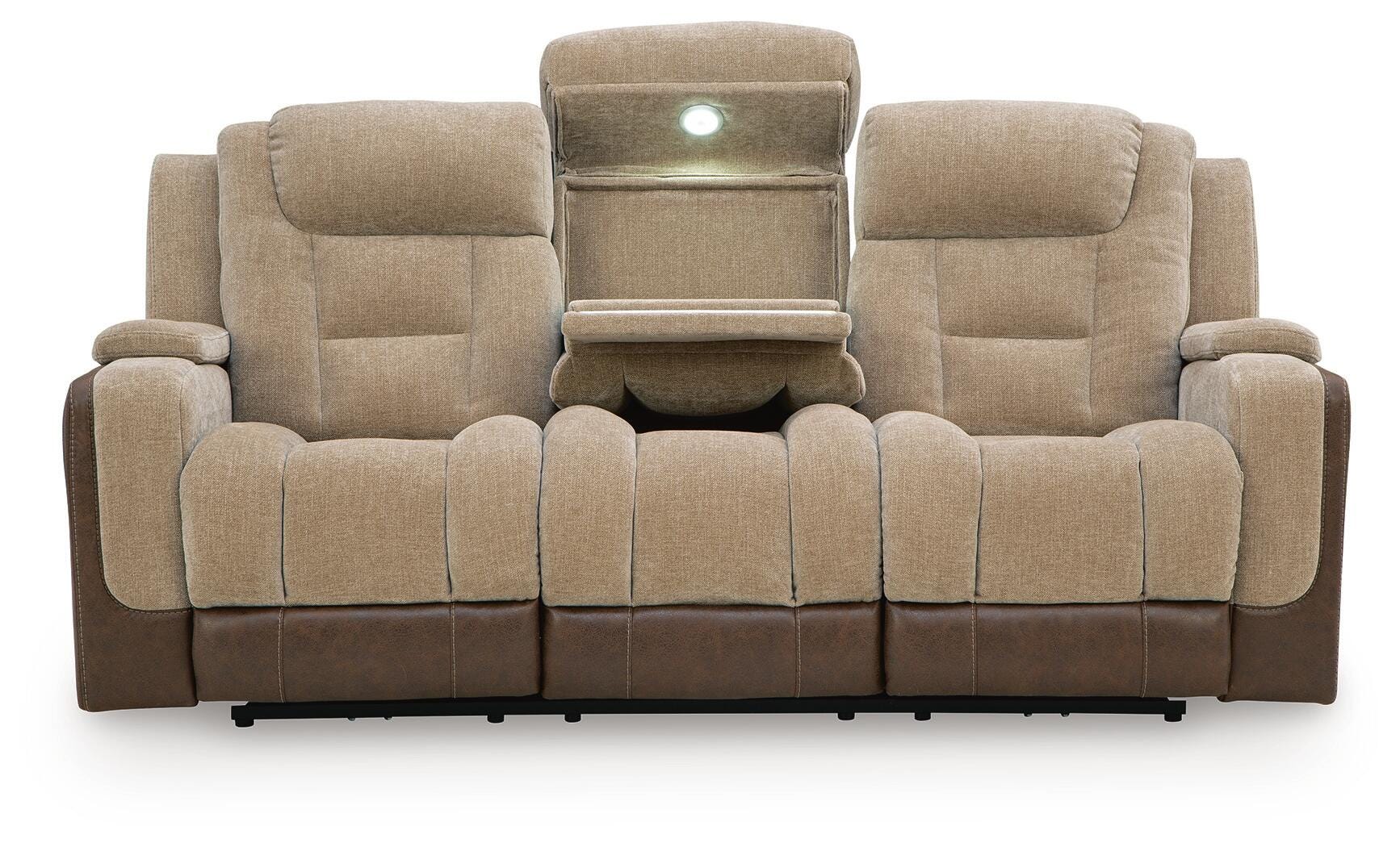 Mixed Motion Power Reclining Sofa