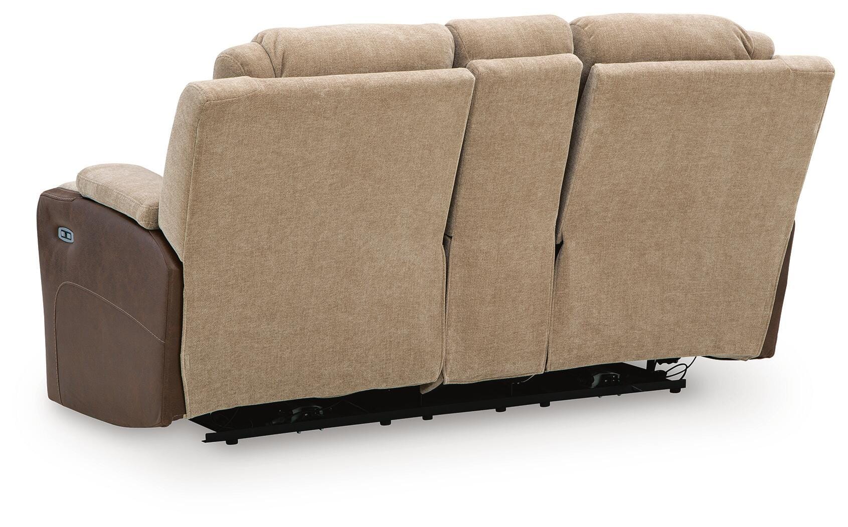 Mixed Motion Power Reclining Loveseat with Console