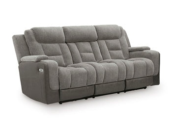 Mixed Motion Power Reclining Sofa