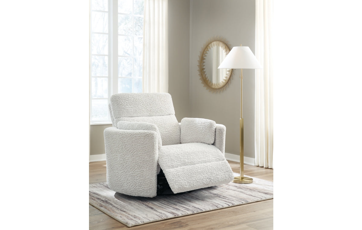 Gosaldo Swivel Power Glider Recliner