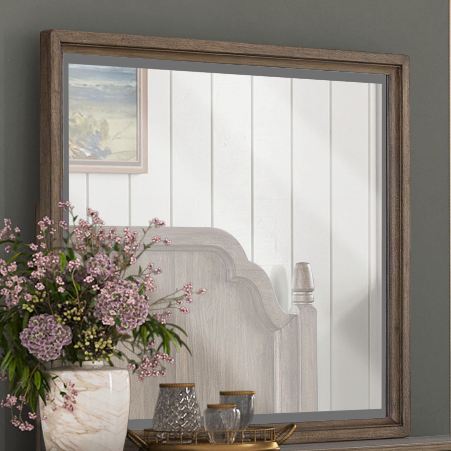 Hickory Grove Landscape Mirror