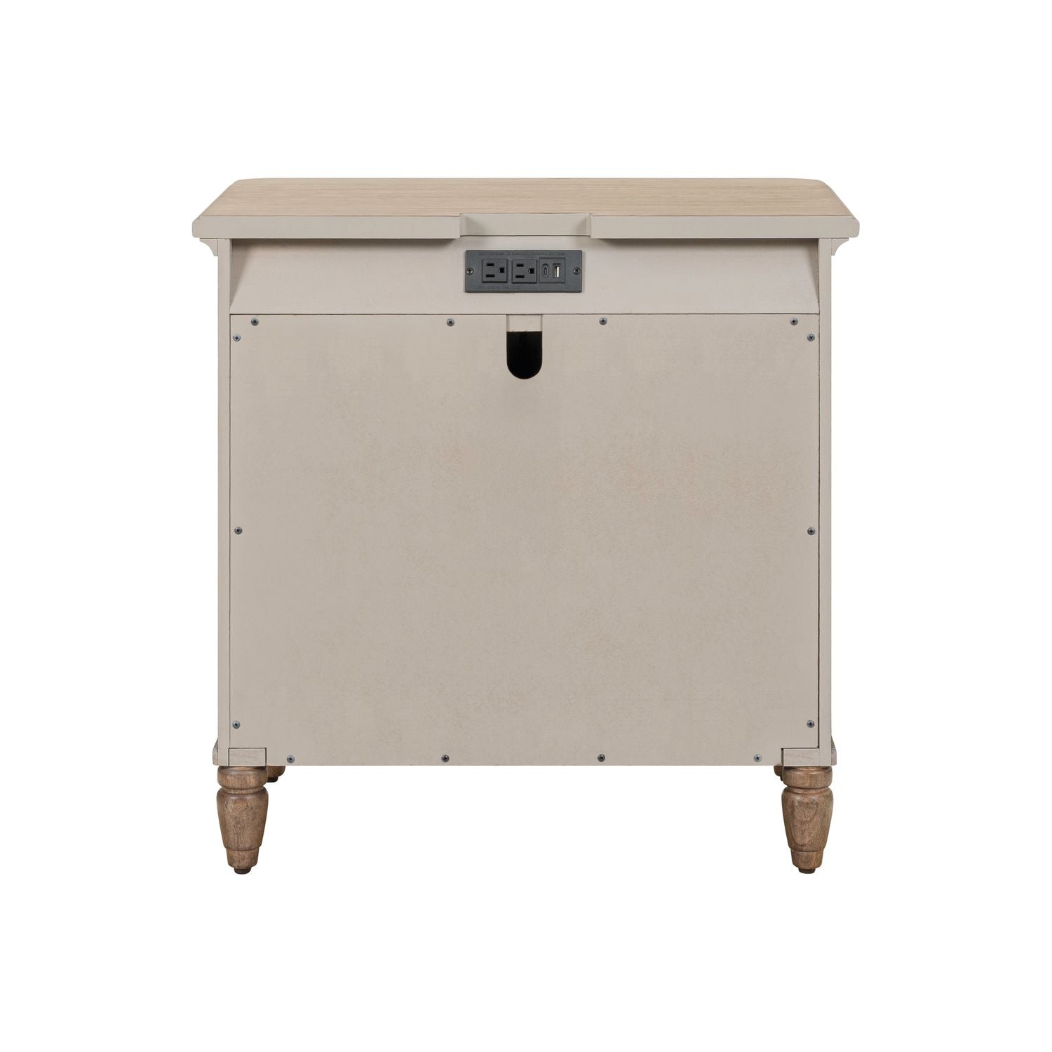 Hickory Grove Nightstand with Charging Station