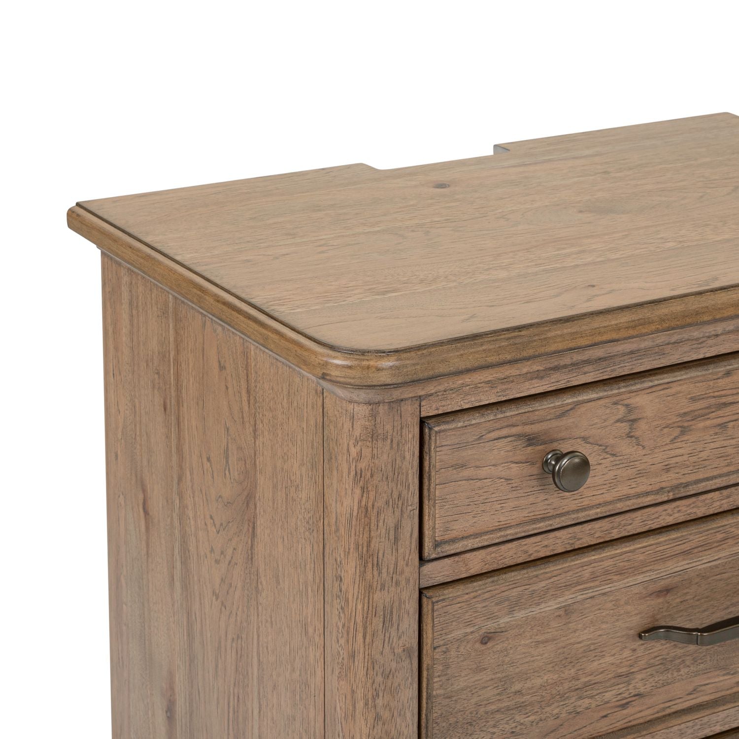 Hickory Grove Nightstand with Charging Station